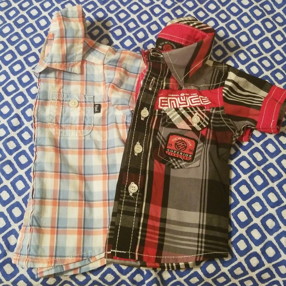 Kids button down shirts